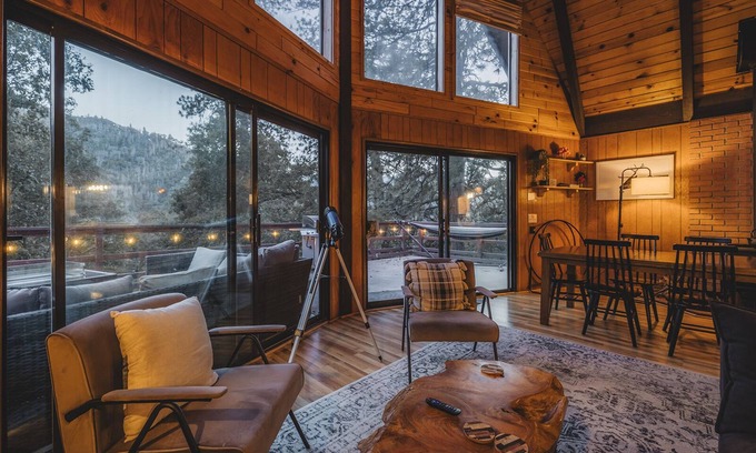 Camp Nelson Cabin | Hygge Haus Sequoia - Spacious & Secluded A-Frame Cabin with Mountain VIEWS!