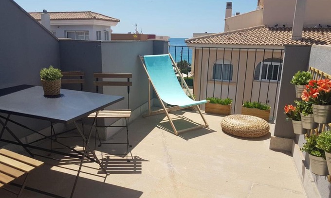 Moraira Town Centre Apartment | Ideal Ático-Duplex Deluxe, vistas al mar, Moraira.
