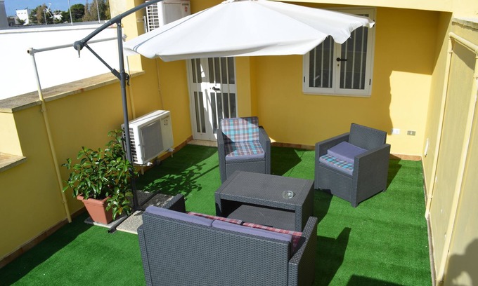 Torre San Giovanni Villa | Ideal for 2 couples/families just steps from the beach