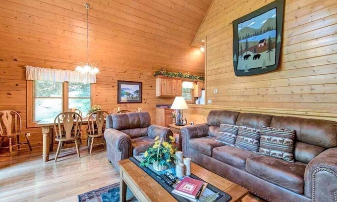 Black Bear Falls Cabin | Idle Days | Stately Porch, Hot Tub, Pool Table