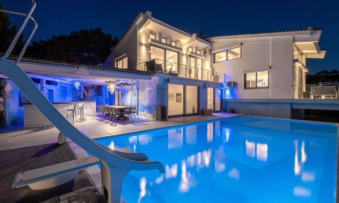Gialiskari Villa | Ikaria Beachfront Villa | 7 Bedrooms | Villa Indigo Blue Haven | Infinity Pool.