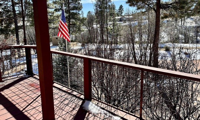 Timberland Acres Cabin | Incredible Privately Gated Cabin in Show Low Forest w/ VIEWS, Game/Toy Room!