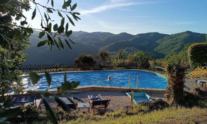 Urbino Apartment | Independent apartment in country house for 2+2 people. Breathtaking view!