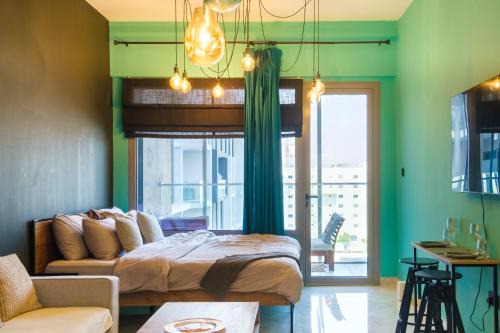 Masdar City Apartment | Industrial Chic Retreat