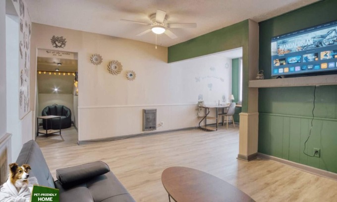 Windsor Park Apartment | Indy - 1BR/1BA, Ideal Workspace and Garden
