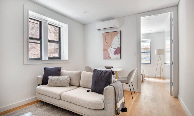 SoHo Apartment | Inviting SoHo 1BR w/Outdoor Space & In-Unit W/D, by Blueground