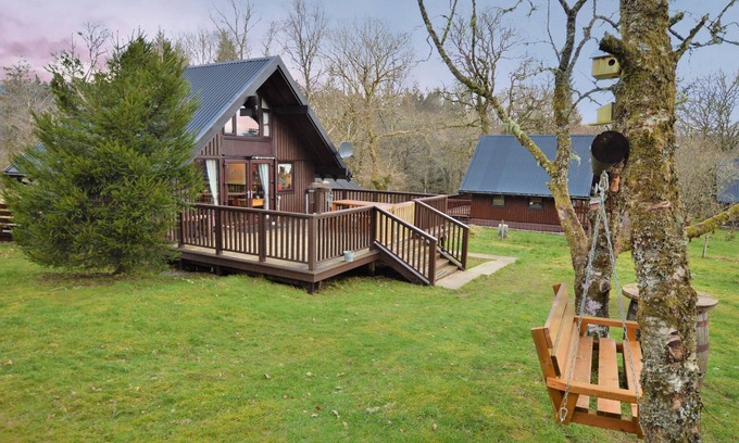Dallavich Ski Chalet | Iona Lodge, loch views, peaceful location, pet friendly