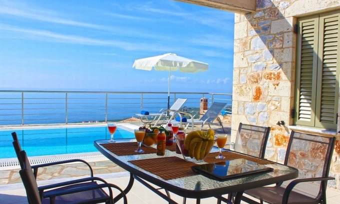 Lefktron Villa | IRIS, Luxury Villa with Private Pool in Stoupa