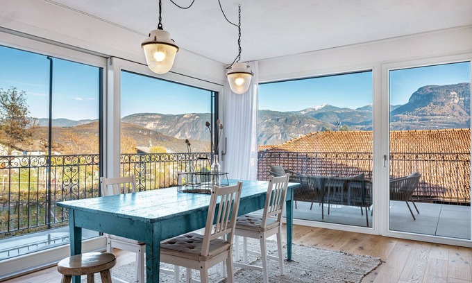 Tramin Apartment | Apartment "Eichhof Lavendel" with Private Open Terrace, Shared Garden & Wi-Fi