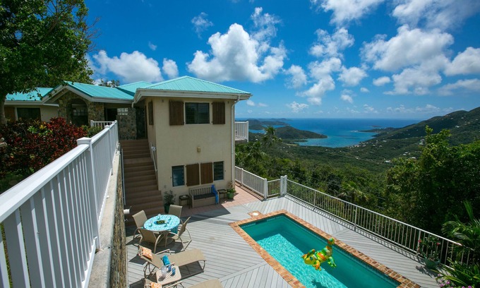 Ajax Peak Villa | Jan 13-31 open! Very private 4 bedroom villa with pool. Sunrise & sunset views!
