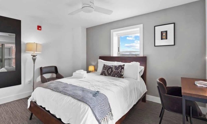 Hanover Place Apartment | Jazz Age Studio Historic KC, Extended Stay, Gym