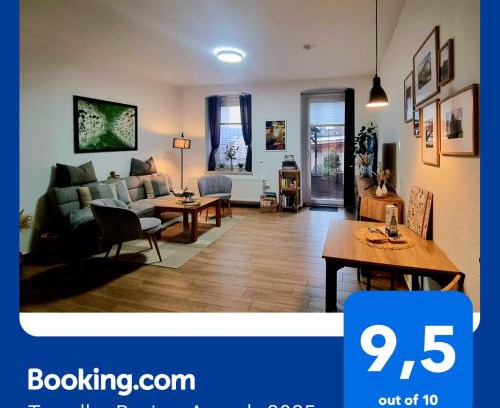 Cottbus Apartment | Johnis FeWo, Nähe Stadtzentrum - Uni in sehr ruhiger Lage mit Terrasse und eigenem Parkplatz