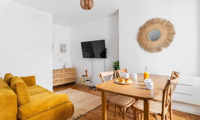 La Villette Apartment | Jolie 2 pièces proche métro - Paris 19 - 4p