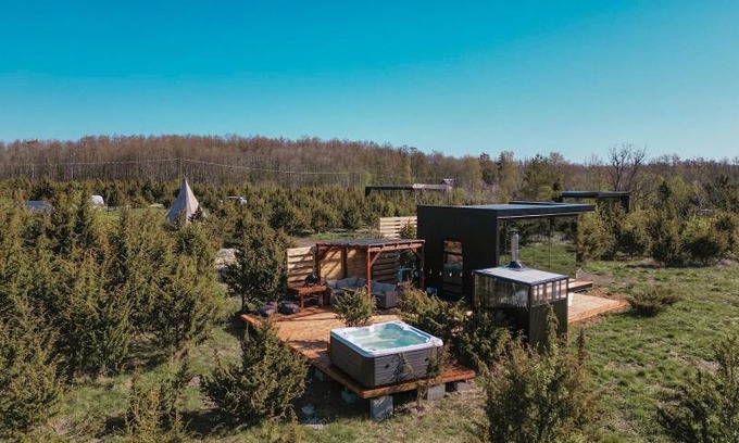 Laane-Nigula Parish Villa | Juniper Minivilla Jacuzzi & Sauna