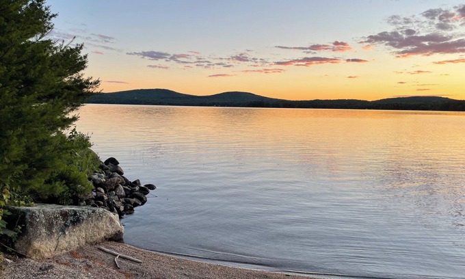 Ellsworth Cabin | Kamp Tahoe Cabin sitting on Branch Lake near Acadia National Park & Bar Harbor