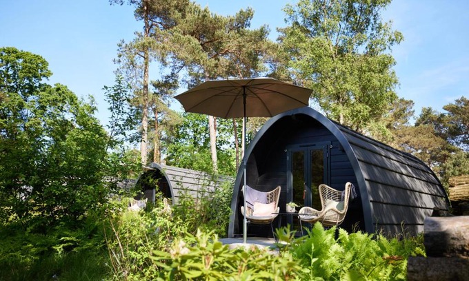 Oisterwijk Ski Chalet | KampinaStaete, hippe cottages midden in natuurgebied de Kampina Oisterwijk
