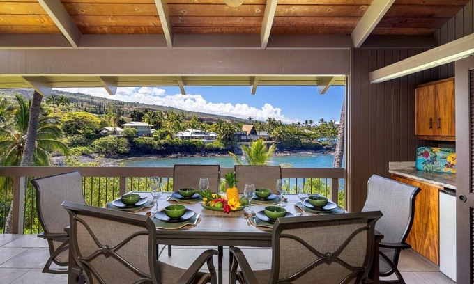 Keauhou Condo | Kanaloa at Kona 3303: Luxe Oceanfront 3BR Condo w/Pacific Views, Tennis & Pools