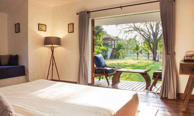 Kampot Hotel | Khla Lodge Room Double - Pool VIew