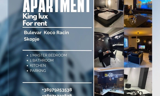 Centar Apartment | King Lux Apartment Rental of a newly furnished apartment in the center of Skopje