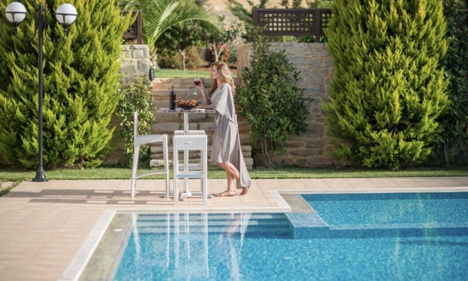 Tria Monastiria Villa | KNOSSOS ESTATE, VILLA ARIADNI, Lux villa, panoramic sea view, gardens and pool