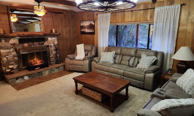 Kohls Ranch Cabin | Kohl's Ranch Creekside Cabin/Fishing, Hiking, Swimming - Adventure Awaits!