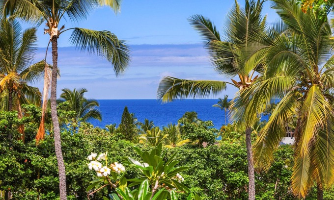 Keauhou Condo | Kona Condo with Ocean Views, Pool, A/C & Near Golf
