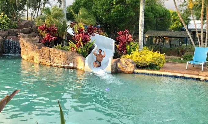 Poipu Condo | KP85-Ground Floor AC Beach Garden Gym Pool-Kiahuna