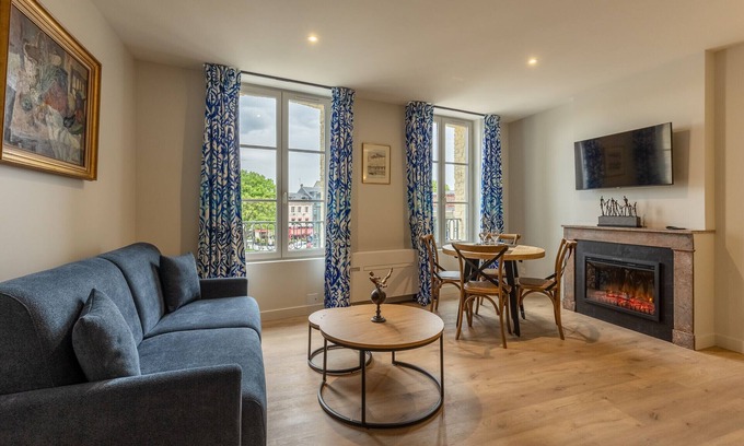 Honfleur Apartment | L'Escale du Vieux Port - 1st floor - Airco