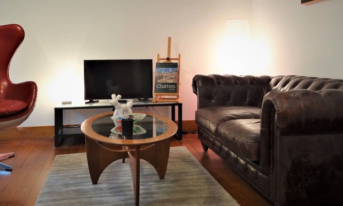 Chartres Apartment | L'esprit d'antan, quartier historique deux personnes