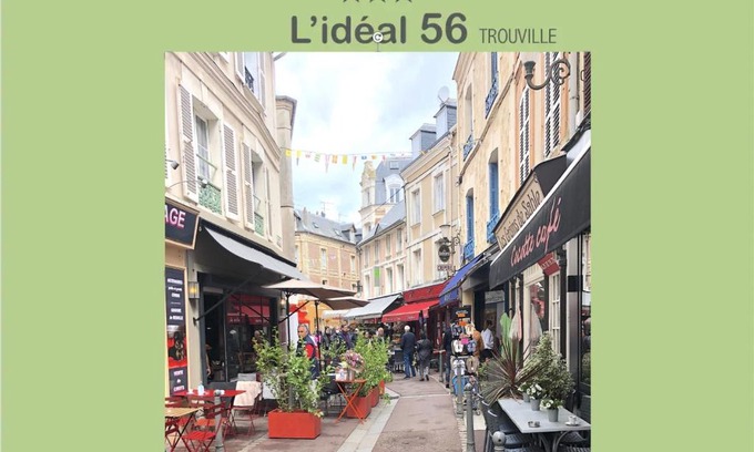 Trouville-sur-Mer Apartment | L IDEAL 56 (RDC sur rue) dans Triangle d Or (plage et casino à 300m)