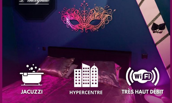 Saumur Apartment | L'incognito - Romantisme - Vin - Jacuzzi