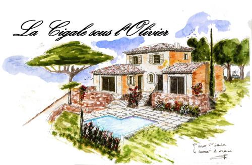 Bandol Bed & Breakfast | la cigale sous l'olivier
