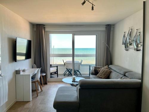 Courseulles-sur-Mer Apartment | La Land, appartement traversant vue mer