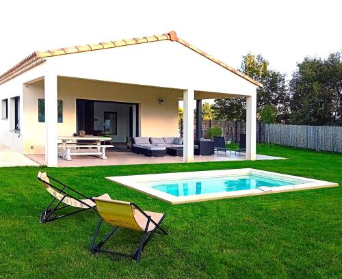 Fontareches Villa | La maison de Fontarèches avec piscine proche d Uzès