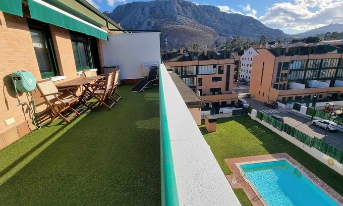 Posada de Llanes Apartment | La Terraza del Paraiso