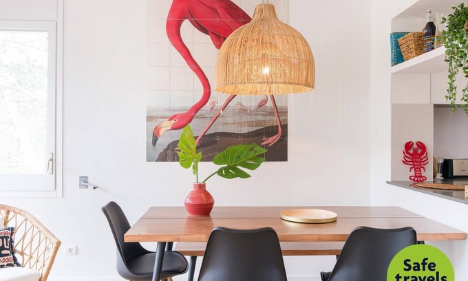 Sa Riera Apartment | La Vie en Rouge Sa Riera Duplex, Private Parking