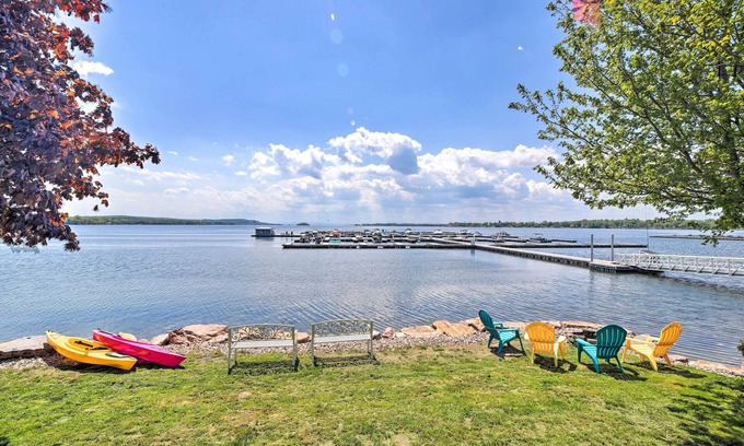 St. Albans House | Lake Champlain Home w/Decks, Kayaks & Fire Pit!