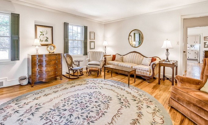 Lake Junaluska House | Lake Junaluska family home with porch & outdoor living, access to pool, tennis