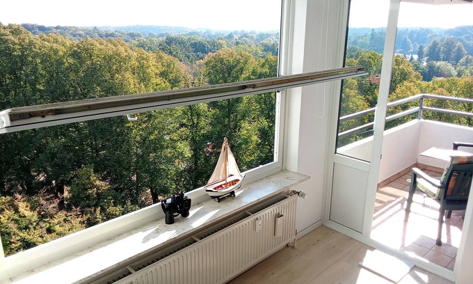 Ploen Apartment | Lake view apartment right next to the indoor swimming pool, pet-friendly