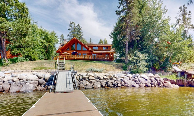 Tamarack Resort Cabin | Lakefront cabin with game room, sauna, lake views, private beach, grill, deck