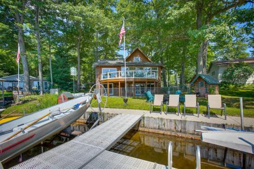 Cadillac House | Lakefront Cadillac Retreat with Sauna and Boating!