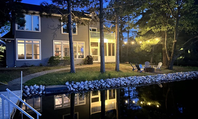 Wautoma House | Lakefront, Family Friendly - Modern luxuries with up north atmosphere