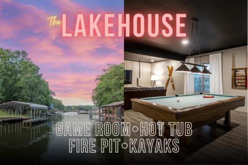 Rockwell House | Lakefront, Game Room, Hot Tub, Fire Pit