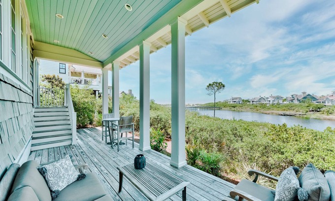 WaterSound Beach House | Lakefront + Gulf Views in WaterSound- 217 Gulf Bridge Lane