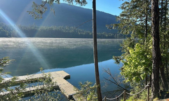 Troy House | Lakefront home on Bull Lake! Water ski off private deep-water dock w/boat slip.