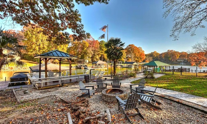 Westport House | Lakefront Home | Private Dock, Tiki Bar, Firepit | Shore to Please by AvantStay