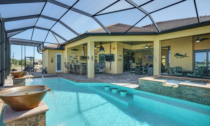 Burnt Store House | Lakefront Home w/Private Dock in Cape Coral!