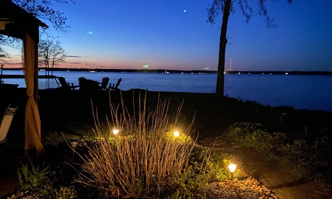 Brewerton House | Lakefront home with patio, dock , kayaks , fire-pit a perfect family getaway!