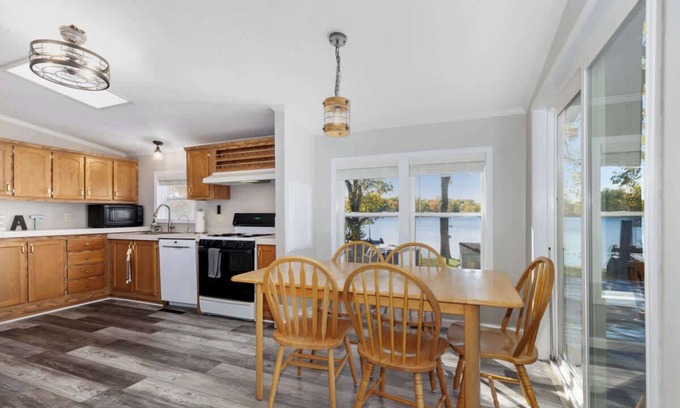 Bloomingdale House | Lakefront Home with Dock, Firepit & Private Deck