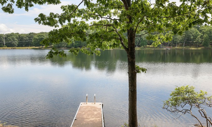 Pocono Mountain Lake House | Lakefront, Hot Tub Fishing, Pool, Kayaks, Dock Games, Fireplace